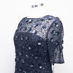 Adrianna Papell - 3D Floral Beaded Mesh Gown Photo 10