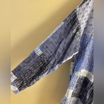 Pilcro  Anthropologie Blouse Tunic‎ Patchwork Print Tiered Medium Petite Photo 7