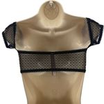 Victoria's Secret Victoria Secret Bralette Black Lace Off Shoulder Cap Sleeve Wire Free Bra Xsmall Photo 6