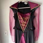 Womens Villain Evil Queen Princess Costume Dress Cape Halloween Cosplay Small Black Photo 1