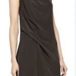 Haute Hippie Haute Hippe Olive Green 100% Silk Tunic/Top/Dress(Size Medium) Photo 0