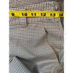 DKNY Vintage 70s  cotton yellow Brown Green plaid straight leg Pants, Size 2, Photo 8