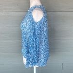 Derek Lam  10 Crosby “Ditsy” Silk Cold Shoulder Blouse Photo 5