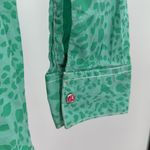 Rock 47 by Wrangler Women's Green pink Button up embroidered embellished top M Size M Photo 5