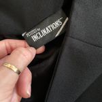 Petite By Inclinations Vintage 90s Black Mini Pencil Skirt With Thigh Slit 🔥 Photo 3