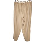 Eloquii Khaki Wide Tapered Leg Pants Size 16 NWOT Flowy Khaki Pants Photo 1