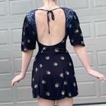 Free People  Mockingbird Paisley Lace Open Back Bohemian Mini Dress 2 Photo 1