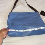 PRAGUE Blue Slouchy Shoulder Bag with Leather Strap Blue Photo 6