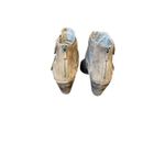 Eileen Fisher Womens Sandals Vero Cuoio Leather Peep Toe Back Zip Heeled 8.5M Photo 2