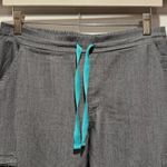 FIGS  Technical Collection Women's Charcoal Grey Kade Cargo Scrub Pants Sz XS Photo 1