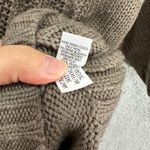 Banana Republic Sweater S Brown Merino Wool Shawl Collar Preppy Quiet Luxury Photo 6