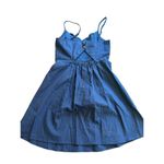 Market & Spruce  linen scalloped dress Photo 4