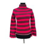 Anthropologie Anthroplogie Maeve | XS | Striped Turtleneck Sweater Yak Wool Mock Neck Pullover Photo 1