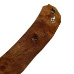 Unique Handmade Leather 3D Floral Accent Belt. Photo 8