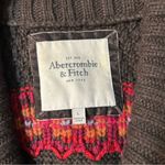 Abercrombie & Fitch Vintage Y2K Fair Isle Chunky Knit Wool Blend Sweater Vest Photo 5