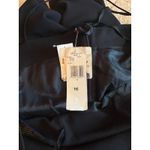 Jones New York  NWT Square Neck Beaded Black Dress Party Formal ‎ Size 16 Photo 5