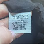 Johnny Was  ELLA SILK COTTON MINI DRESS BLACK EMBROIDERED PUFF SLEEVES Sz XL Photo 7