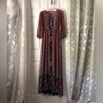 Love 21  Elegant Multicolor boho bohemian Maxi Dress women size S Photo 5