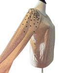 Victoria's Secret  Studded Sweatshirt Long Sleeve Size‎ S Pullover Statement Photo 1