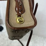 Dooney & Bourke  Chocolate and Taupe Leather Bag Photo 3