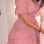 Pink Lily Pink & Flare Boutique Ruffle Dress Photo 0