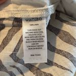 Tahari  100% Linen High-Rise Wide Leg Pull On Zebra Print Crop Pants, 1X Photo 6