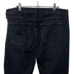 AMO Kate Mid Rise Slim Jeans Women’s Size 31 Black Magic Stretch Ankle Denim Photo 5