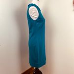 Diane Von Furstenberg  Ayanna Turkish Blue Sleeveless Sheath Dress Size 10 Office Photo 5