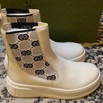 Gucci GG Supreme Panelled Chelsea Boots Size 39.5 Photo 2