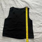 Babaton Aritzia  Black V Neck Blouse size small Photo 2