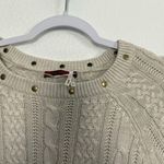 NWT Left on Houston Cable Knit Tunic Sweater Dress Small White Photo 2