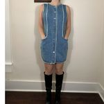 Torn By Ronny Kobo  Denim Dress Size Large Photo 1
