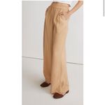 Madewell The Carley Wide-Leg Softdrape Pant in Desert Dune Tan XS Photo 3