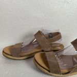 Lucky Brand Gadine Espadrille Sandal Women's 8.5M Tan Suede Ankle Strap Open Toe Photo 5
