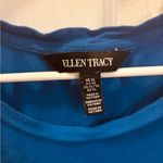 Ellen Tracy Blue Illa Illa Women's Top Photo 2