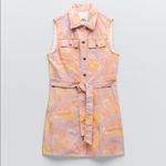 ZARA ✨  PRINTED DENIM DRESS✨ Photo 3