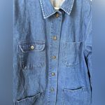 Sag Harbor Vintage 90s  size medium oversized blue denim barn jacket Photo 2