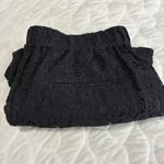 J.Crew Black Lace Pants Womens Size 4 Elastic Waist Cropped Casual‎ Workwear Photo 8