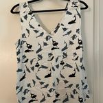 Modcloth Soft Tank Shark Print Photo 0