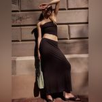 Free People NEW!  Good Feels Tube Set XS/Medium Brown Maxi Skirt Strapless Top Photo 11