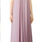 KAUFMANFRANCO Violet Purple Flowy Halter Maxi Dress SMALL Photo 1