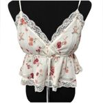 American Eagle  Outfitters Floral Lace Cami Top S Photo 1