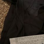 ZARA NWT Black Crystal Detailed Mini Black Skirt Photo 3