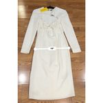 DUNDAS bride wool Ivory Long sleeve NWT Carter Cut Photo 7