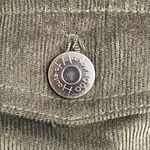 House of Harlow 1960 Corduroy Shirt Dress Size XL Olive Green Long Sleeve Mini Photo 10