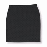 Elle  Black Polka Dot Mini Skirt Size Large Photo 1