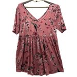 Torrid  Baby Doll Top‎ Y2K Large or 0 Tunic Floral Romantic Y2K Feminine Cottage Photo 1