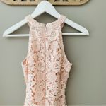 Lulus  Love Poem Lace Mini Dress Pink Sz Small Photo 5