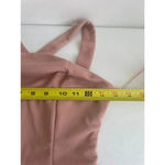 Birdy Grey Women's Dress XS Pink Gene Crepe Dusty Rose Formal Leg Slit Blush 219 Photo 9