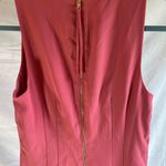 Marciano peach color Red Asymmetrical Ruffled Sheath Dress #glamour #elegant Photo 2